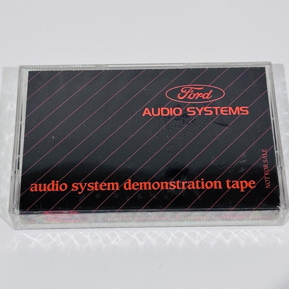 NEW FORD AUDIO SYSTEMS Demonstration Tape Loran Music Cassette Sealed‎ NOS I980s